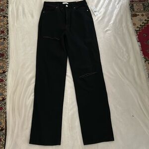 Black Pacsun distressed jeans size 27